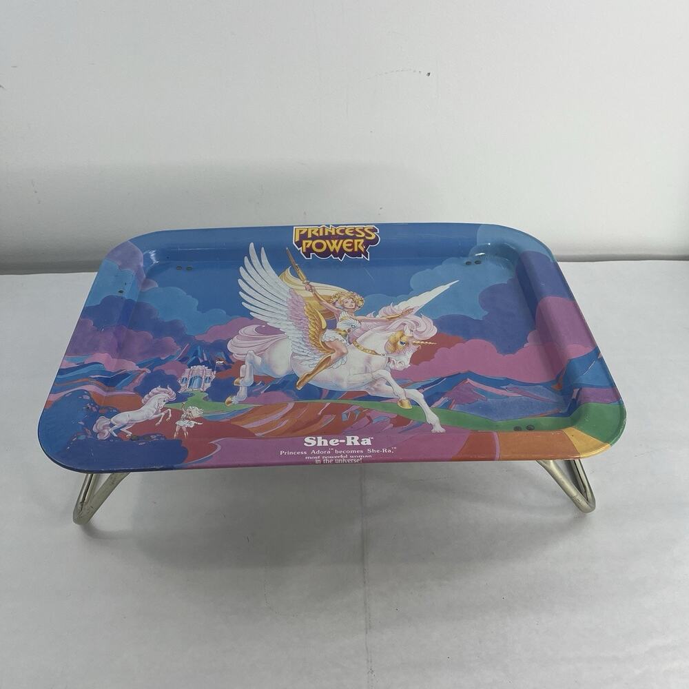 Vintage 1985 Mattel She-Ra Princess of Power Folding Metal bed Tray